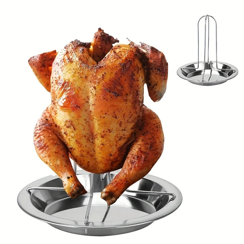 Euroselle Vertical Chicken Roasting Rack For Even Crisp Cooking
