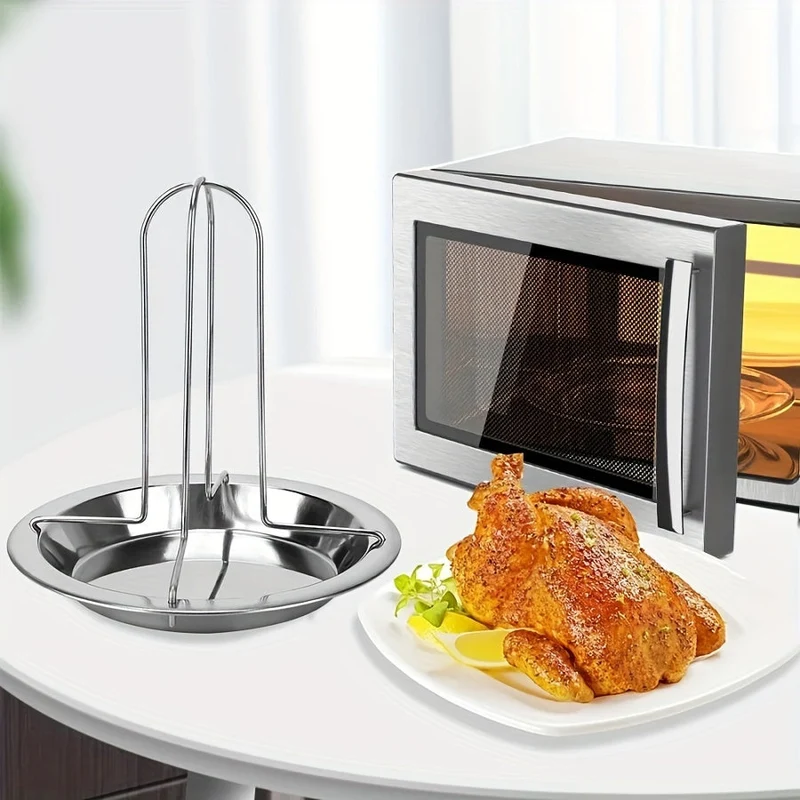Euroselle Vertical Chicken Roasting Rack For Even Crisp Cooking