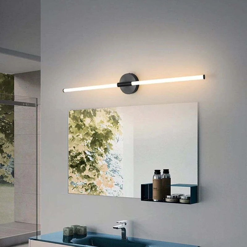 Mason Tube Mirror Light From Euroselle With Soft Diffused Illumination
