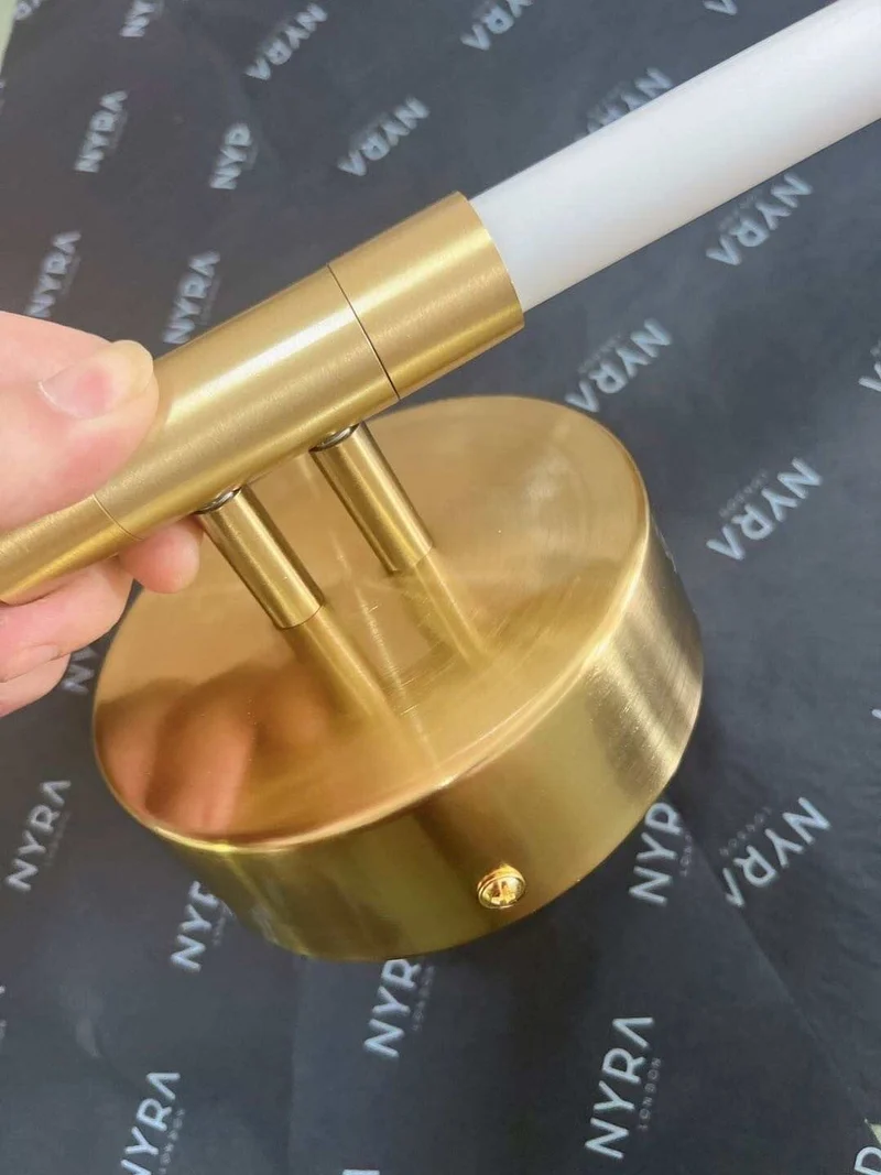 Mason Tube Mirror Light From Euroselle With Soft Diffused Illumination