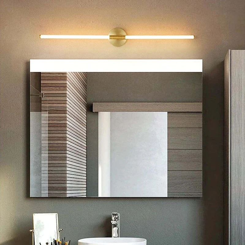 Mason Tube Mirror Light From Euroselle With Soft Diffused Illumination