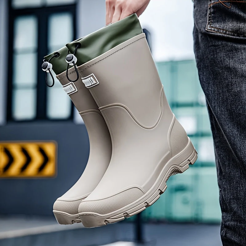 Euroselle Durable Mid-Calf Waterproof Boots for Men and Women