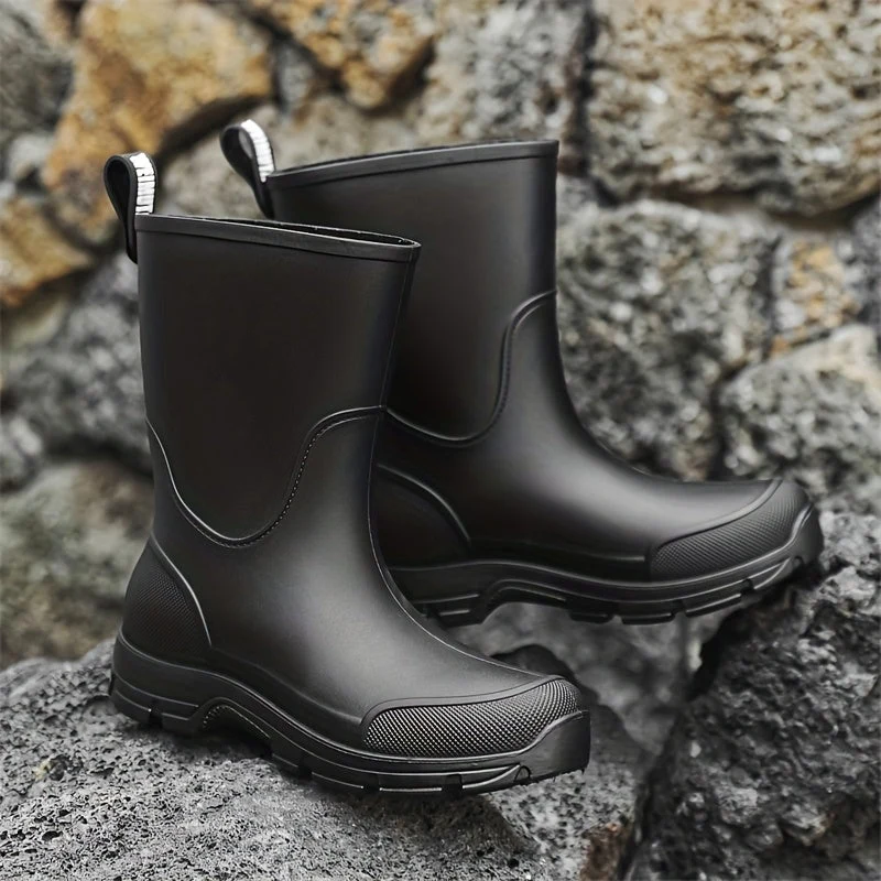 Euroselle Durable Mid-Calf Waterproof Boots for Men and Women