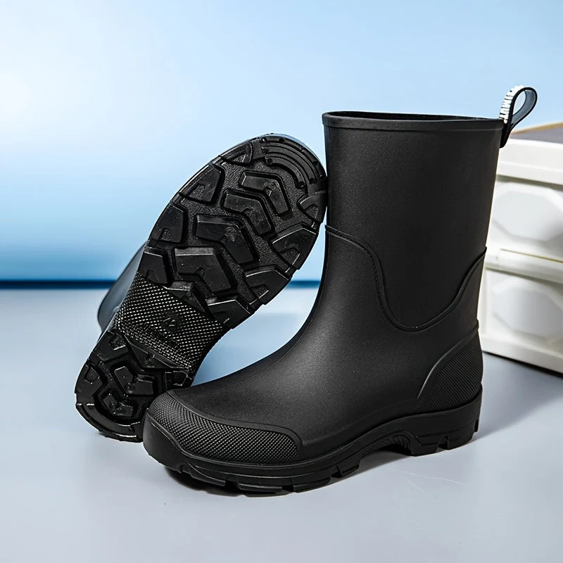 Euroselle Durable Mid-Calf Waterproof Boots for Men and Women