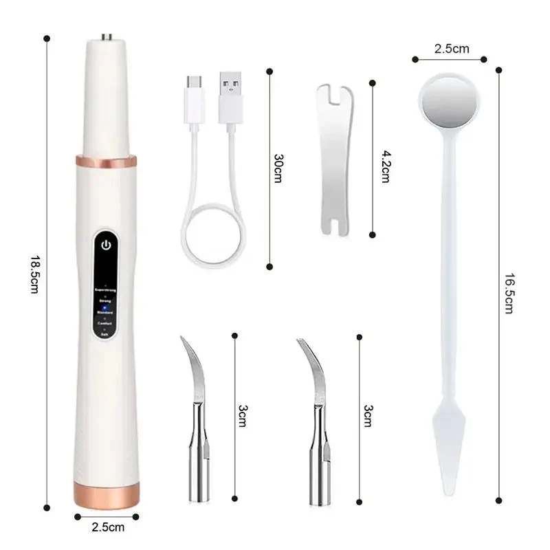 Euroselle Advanced Ultrasonic Pet Teeth Cleaning Device With 5 Care Levels