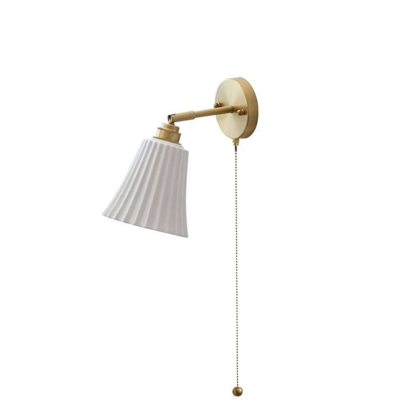 LumaVerre Brass And Ceramic Wall Light For Modern Interiors Euroselle
