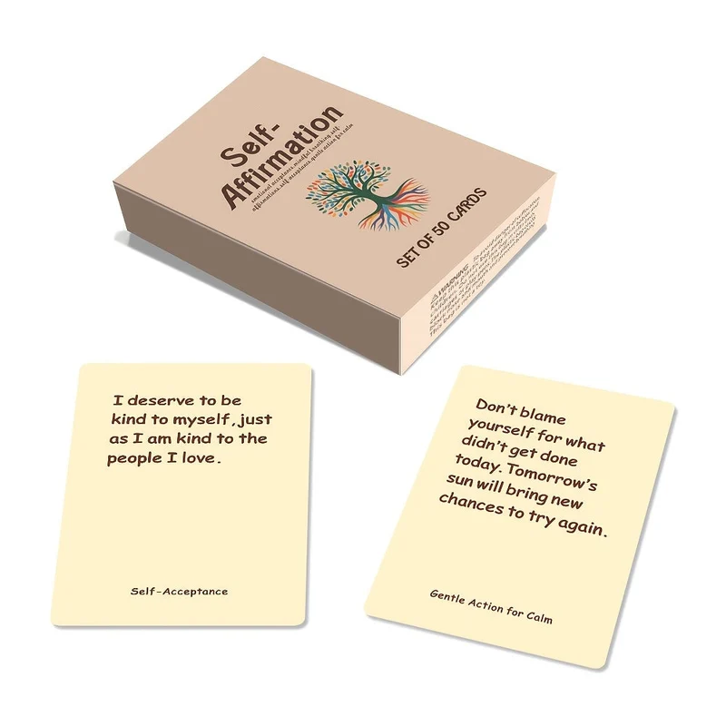 MindfulPlay Portable Tabletop Card Game for Self-Affirmation and Fun - Euroselle