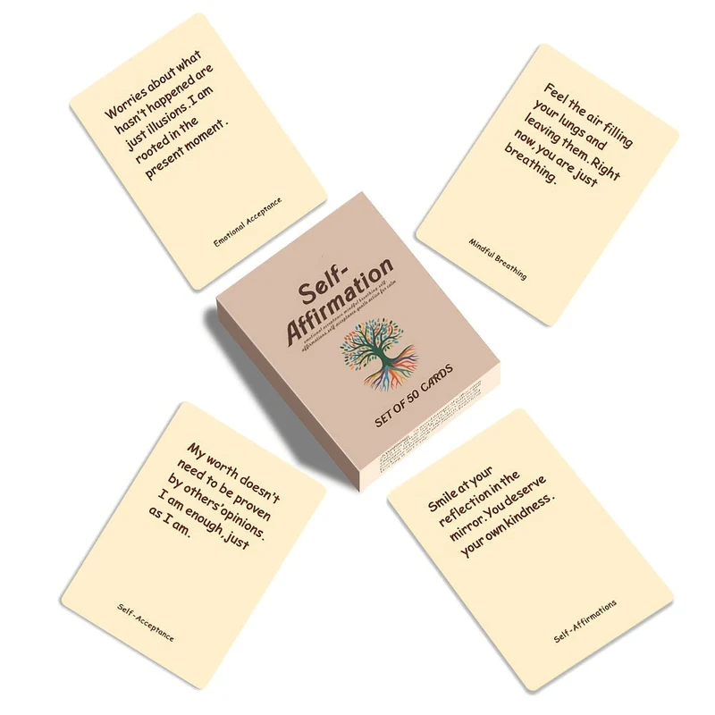 MindfulPlay Portable Tabletop Card Game for Self-Affirmation and Fun - Euroselle
