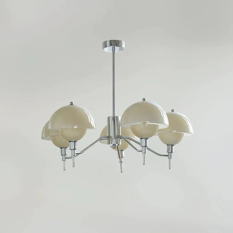 Euroselle Mariette Bubble Cream Chandelier For Elegant Living Spaces