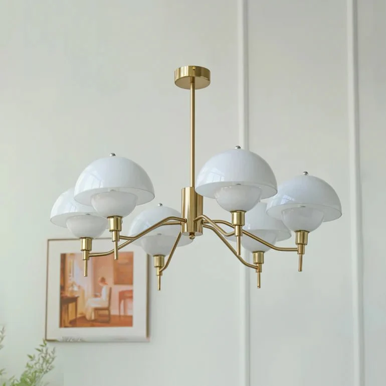 Euroselle Mariette Bubble Cream Chandelier For Elegant Living Spaces