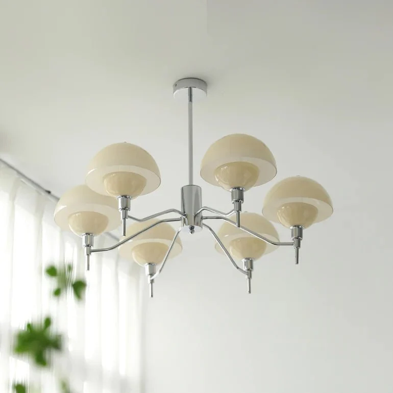 Euroselle Mariette Bubble Cream Chandelier For Elegant Living Spaces