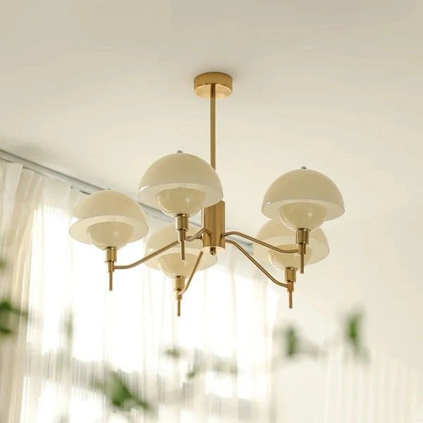 Euroselle Mariette Bubble Cream Chandelier For Elegant Living Spaces