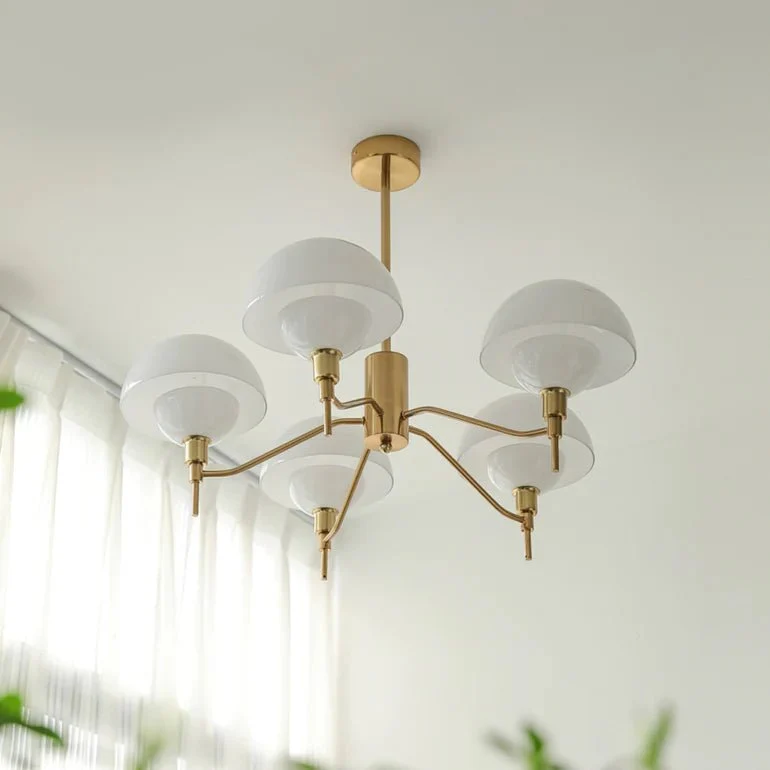 Euroselle Mariette Bubble Cream Chandelier For Elegant Living Spaces