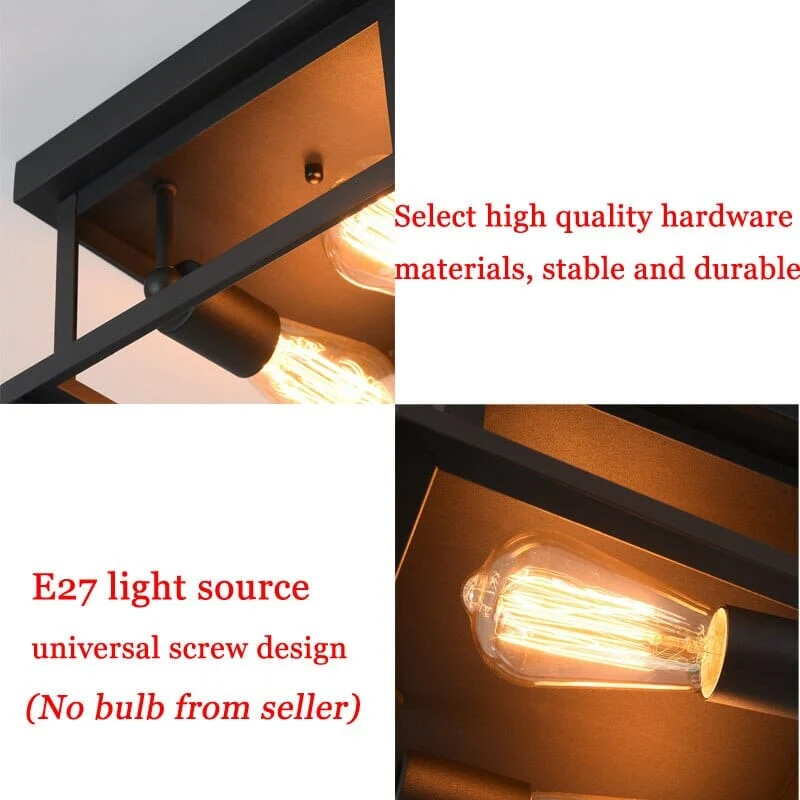 Euroselle Retro Ceiling Lamp Elegant Home Lighting Fixture