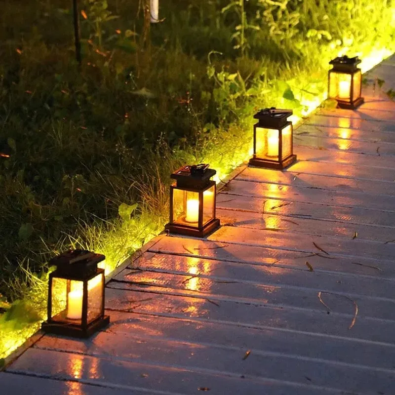 Euroselle Solar Palace Lantern Garden Lamps For Outdoor Spaces