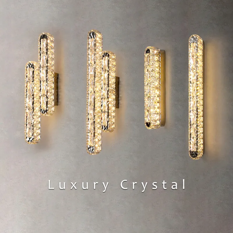 Minah Wall Lamp By Euroselle Chrome LED Wall Light