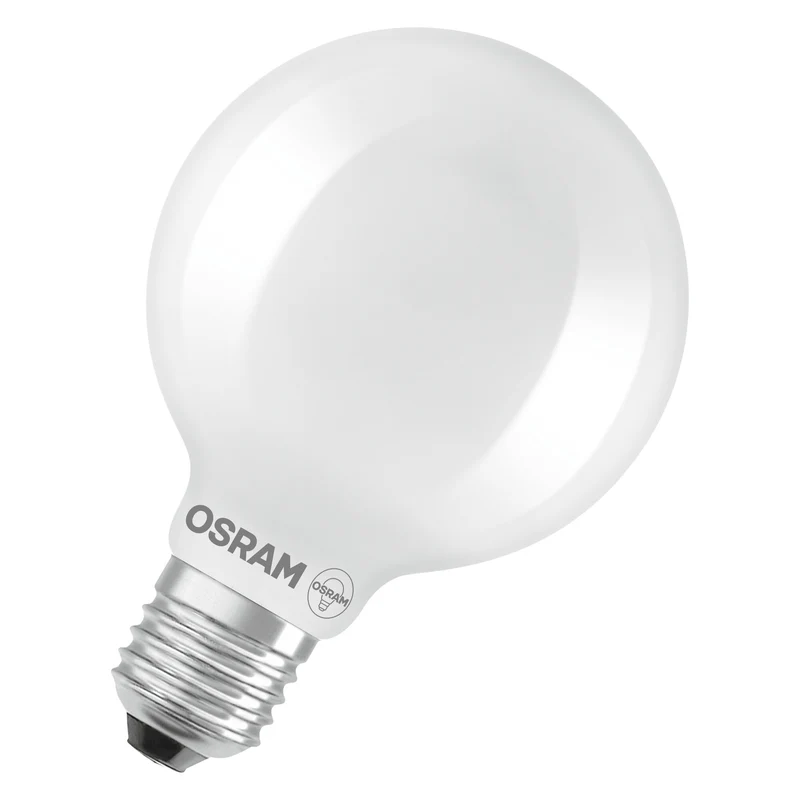 OSRAM LED LAMPS ENERGY CLASS A ENERGY EFFICIENCY FILAMENT CLASSIC Globe , LED-Lampe, Bleifreies Glas, Matt, 5 W, (ex 75 W), 1055 lm, Kaltweiß, Energieeffizienzklasse: A