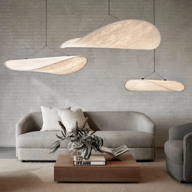 Euroselle Elegant Silk LED Pendant Light With E27 Socket