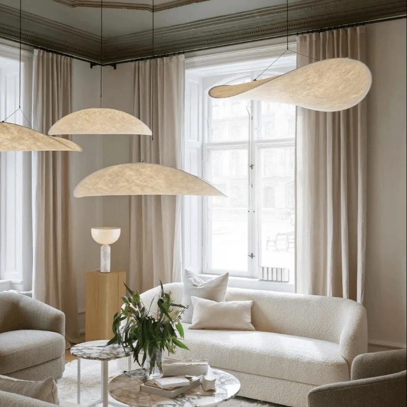 Euroselle Elegant Silk LED Pendant Light With E27 Socket