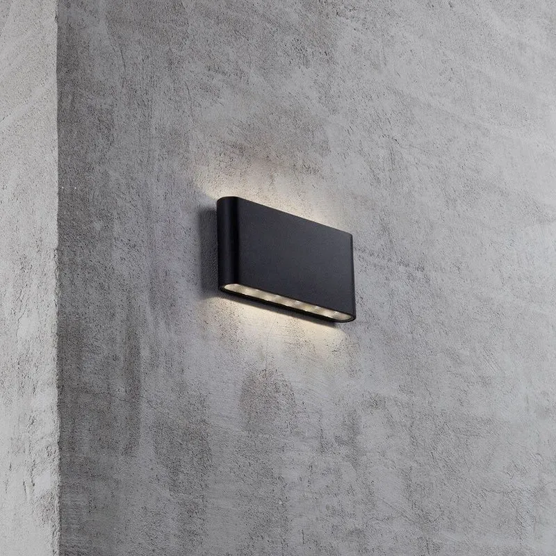 Kinver LED Außen-Wandleuchte IP54 Schwarz