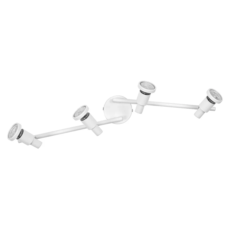 LEDVANCE LED SPOT GU10 4 x 3,4W, 920lm, weiß, 2. 700K Farbtemperatur, warmweiße Lichtfarbe, zeitloses Design, austauschbare LED-Lampe, ideal für Innenräume, CRI 90, verstellbare Köpfe