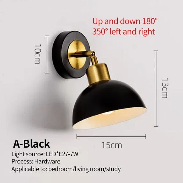 Euroselle Emily Modern Wall Lamp With Minimalist Design