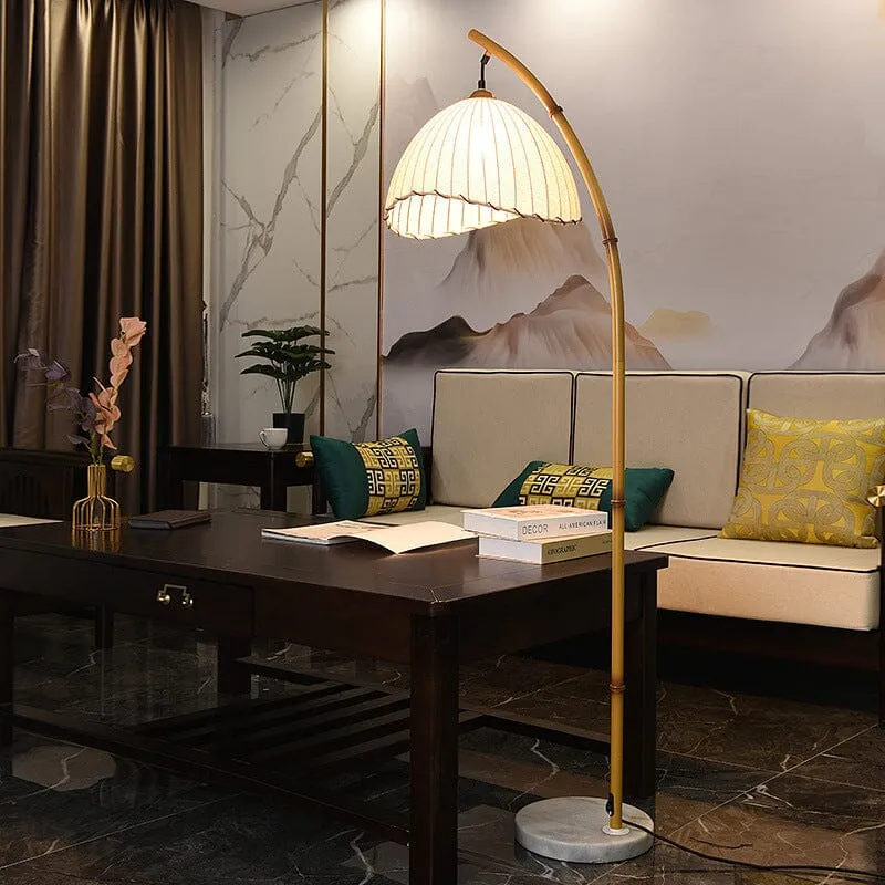 Euroselle Bamboo Floor Lamp For Elegant Modern Spaces