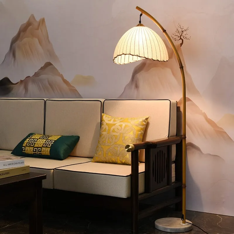 Euroselle Bamboo Floor Lamp For Elegant Modern Spaces