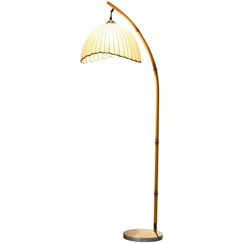 Euroselle Bamboo Floor Lamp For Elegant Modern Spaces