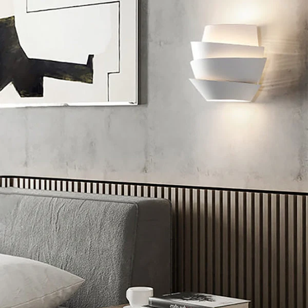 Euroselle Aurelia Scandinavian Wall Lamp With Two Iron Light Points