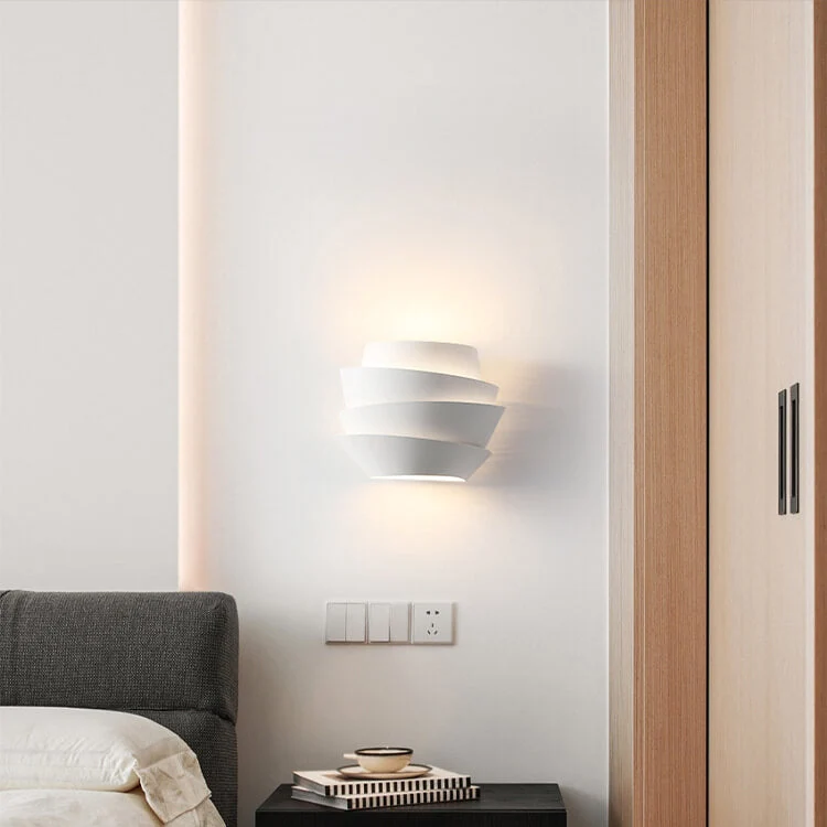 Euroselle Aurelia Scandinavian Wall Lamp With Two Iron Light Points