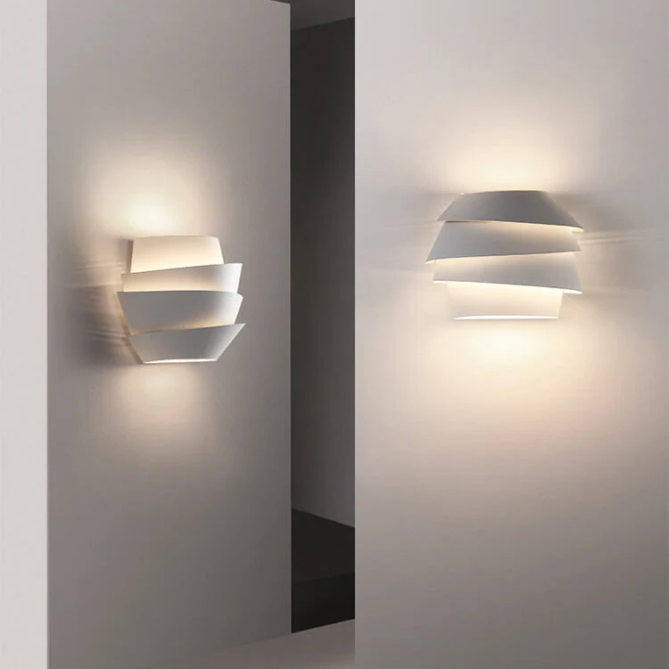 Euroselle Aurelia Scandinavian Wall Lamp With Two Iron Light Points