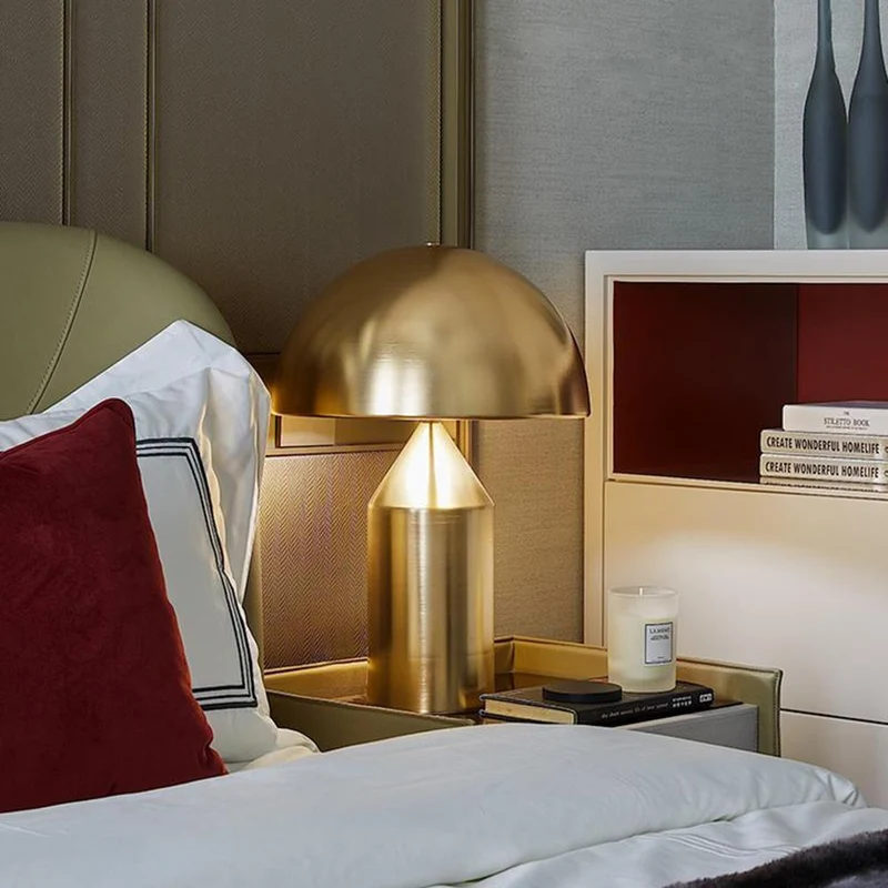Euroselle Luma Arc Metal Table Lamp For Modern Home Lighting Accent