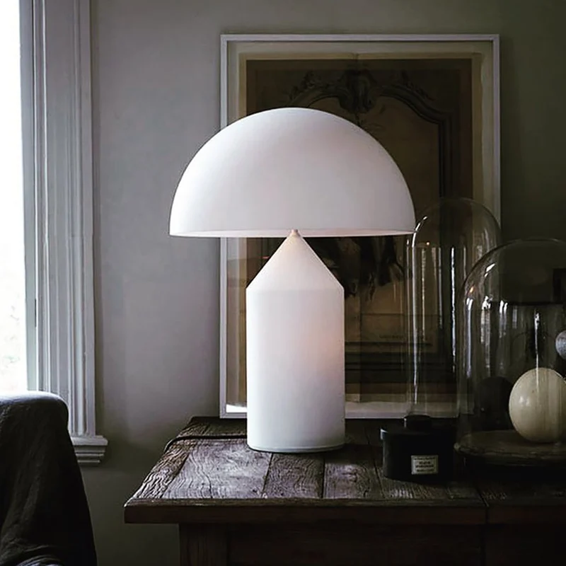 Euroselle Luma Arc Metal Table Lamp For Modern Home Lighting Accent