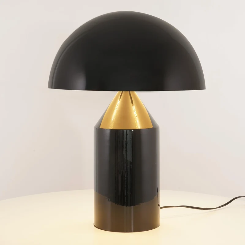 Euroselle Luma Arc Metal Table Lamp For Modern Home Lighting Accent
