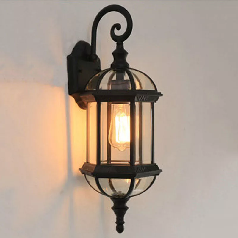 Bernard Wall Lamp Series By Euroselle With Antique Lantern Design