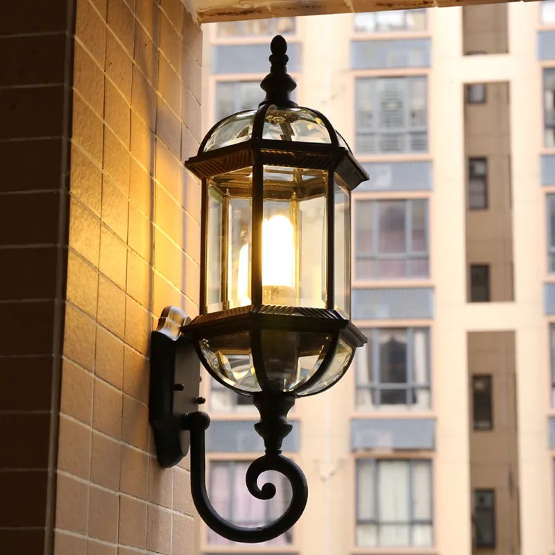 Bernard Wall Lamp Series By Euroselle With Antique Lantern Design