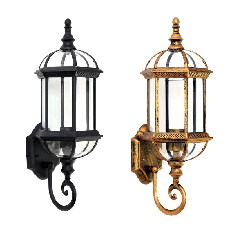 Bernard Wall Lamp Series By Euroselle With Antique Lantern Design