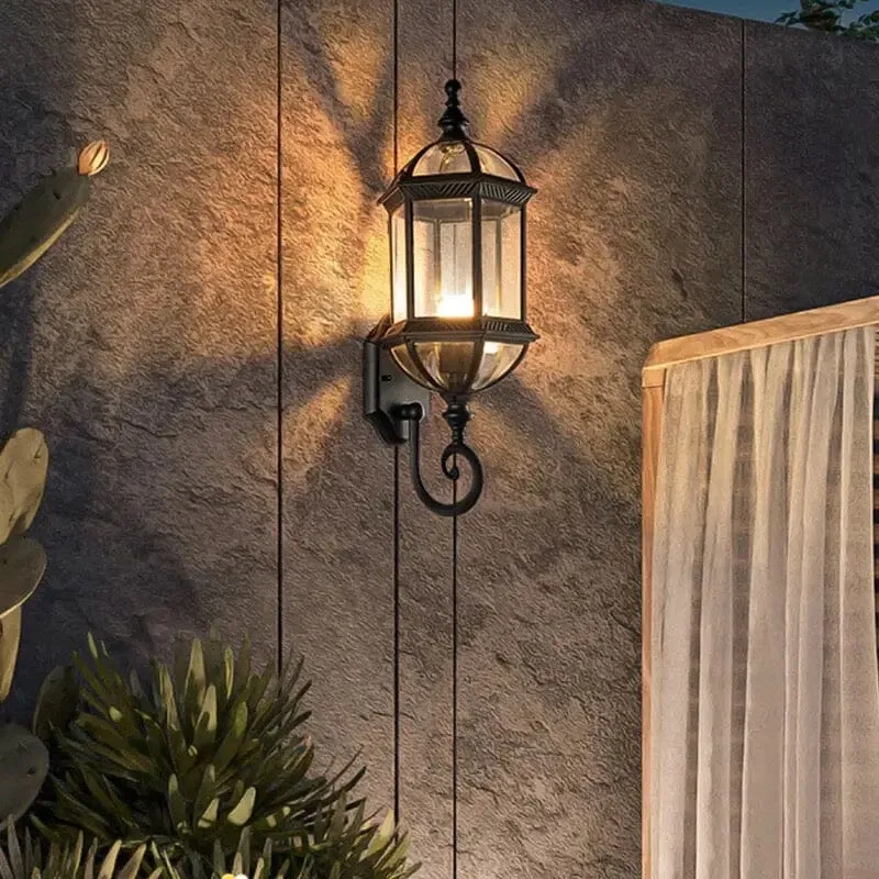 Bernard Wall Lamp Series By Euroselle With Antique Lantern Design