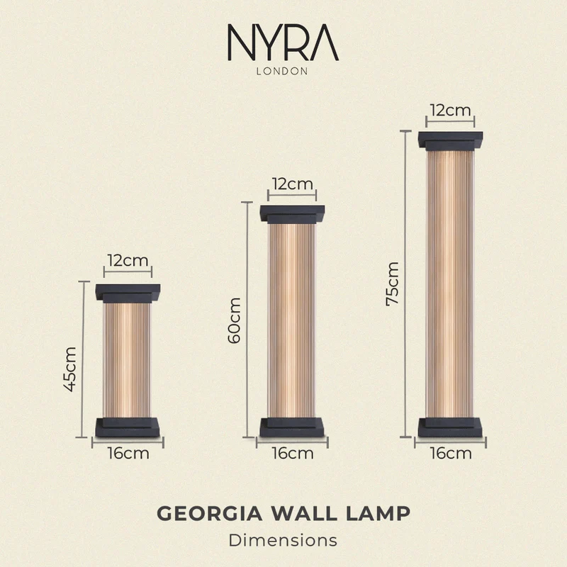 Euroselle Georgia Wall Lamp Outdoor Wall Lighting Fixture
