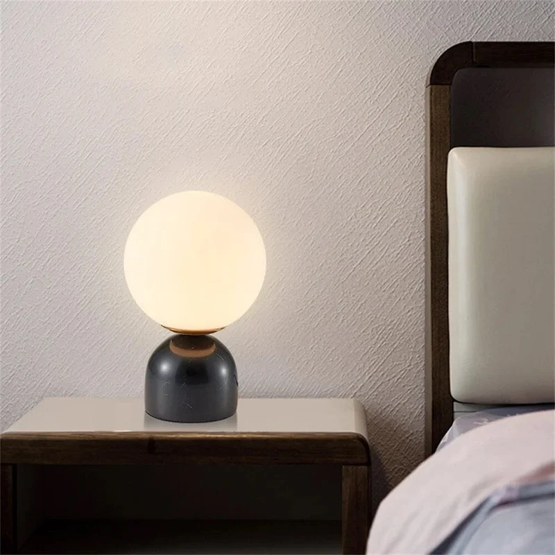 Billy Table Lamp Euroselle Celestial Modern LED Glass Ball Table Lamp