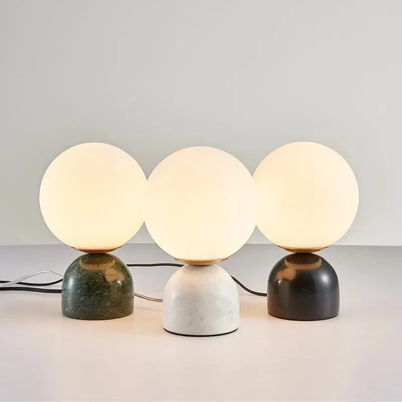 Billy Table Lamp Euroselle Celestial Modern LED Glass Ball Table Lamp