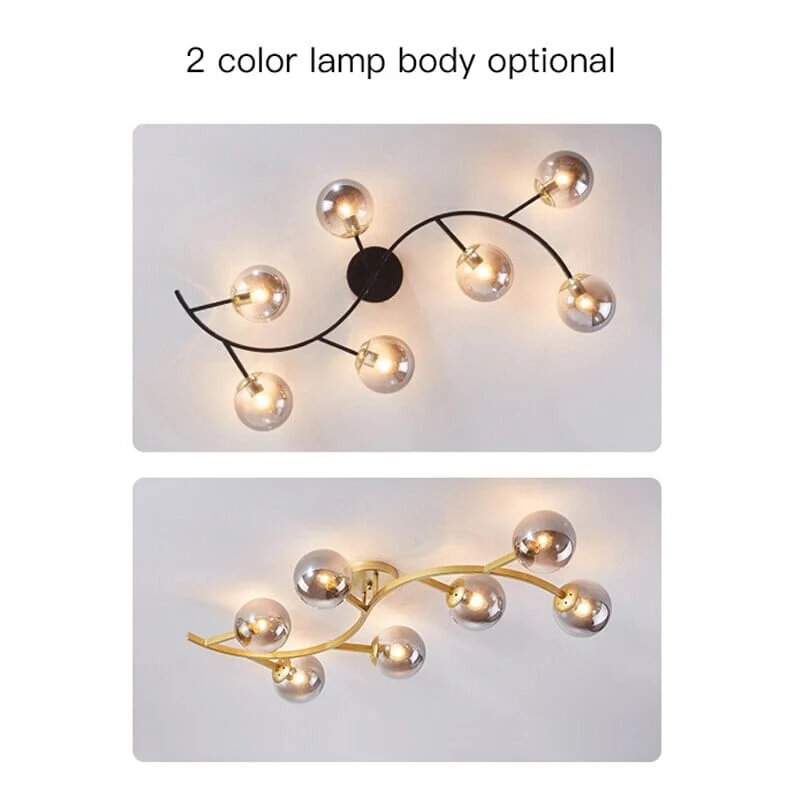 Euroselle Tree Branch Ceiling Lamp Fixture For Interiors