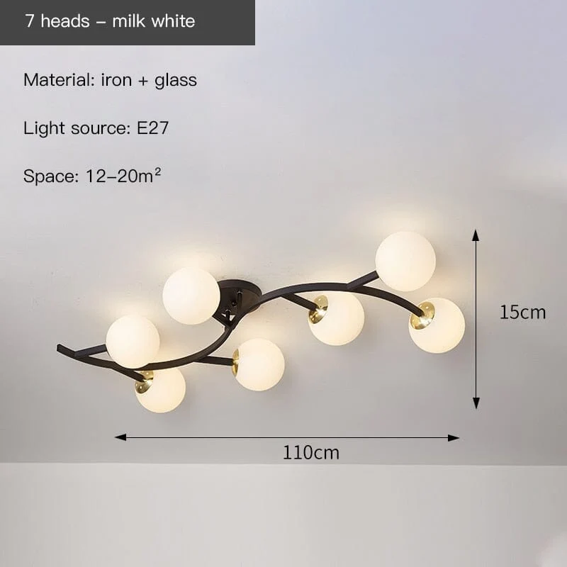 Euroselle Tree Branch Ceiling Lamp Fixture For Interiors