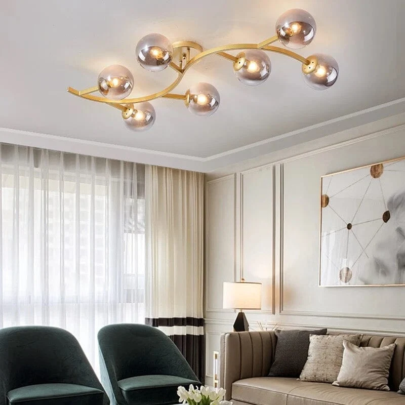 Euroselle Tree Branch Ceiling Lamp Fixture For Interiors