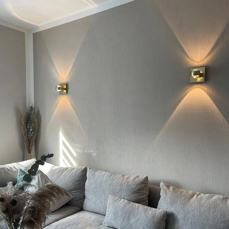 s.luce Beam Wandleuchte Up&Down mit Linsen