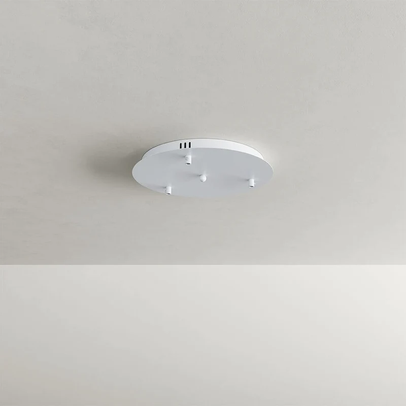 s.luce Velo Galerieleuchte 3-flammig Ø 40cm Baldachin Ø 18/20/25cm