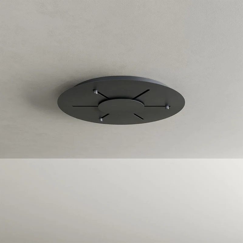 s.luce Velo 5-flammige Galerieleuchte Ø 60cm Baldachin Ø 20cm