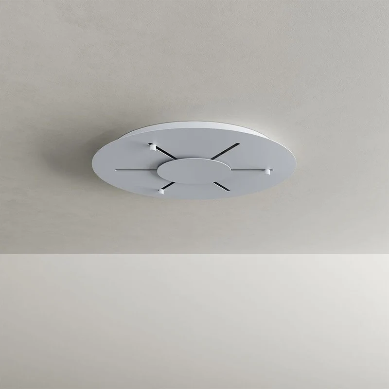 s.luce Velo 5-flammige Galerieleuchte Ø 60cm Baldachin Ø 20cm