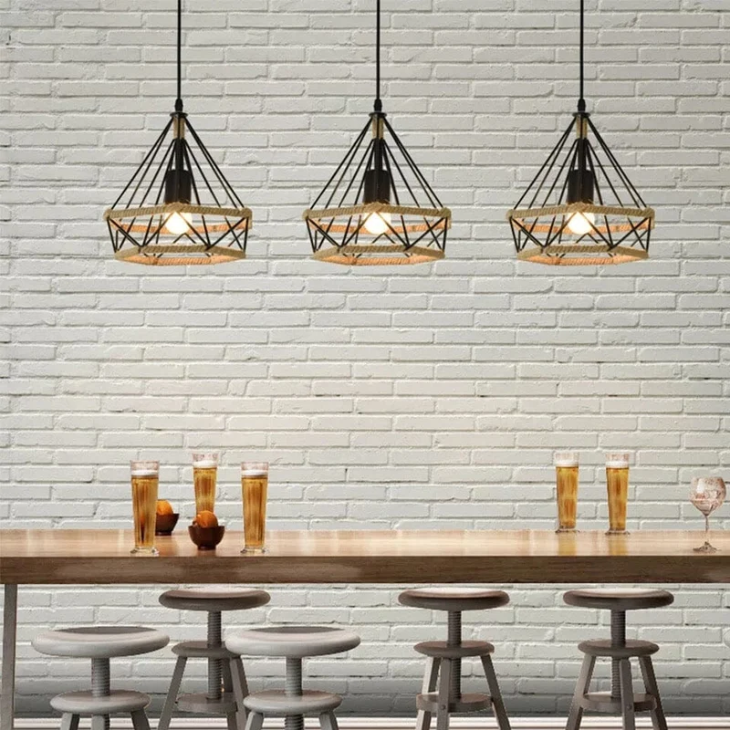 Euroselle Rustic Twine Lamp From Nordic Vintage Lamps